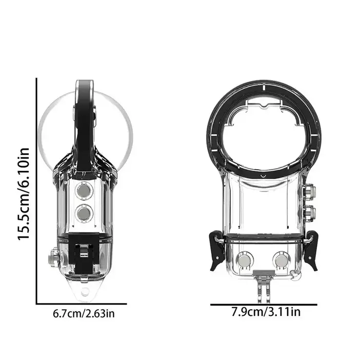 Boîtier étanche pour Insta360 X3, étui de protection pour caméra de sport, étui de plongée sous-mari
