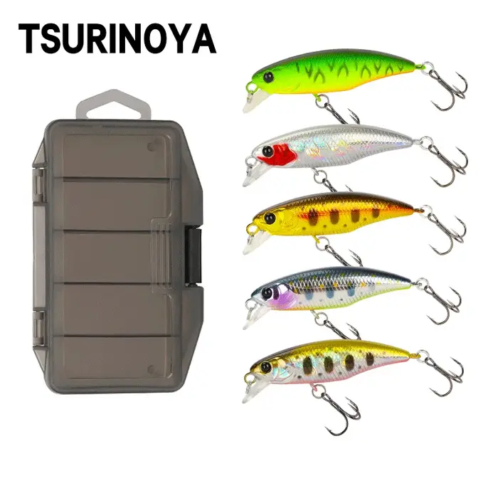 TSURINOYA-Leurre méné coulant imbibé 48S, appât Élde type wobJeff, jerkbait, idéal pour la pêche au 