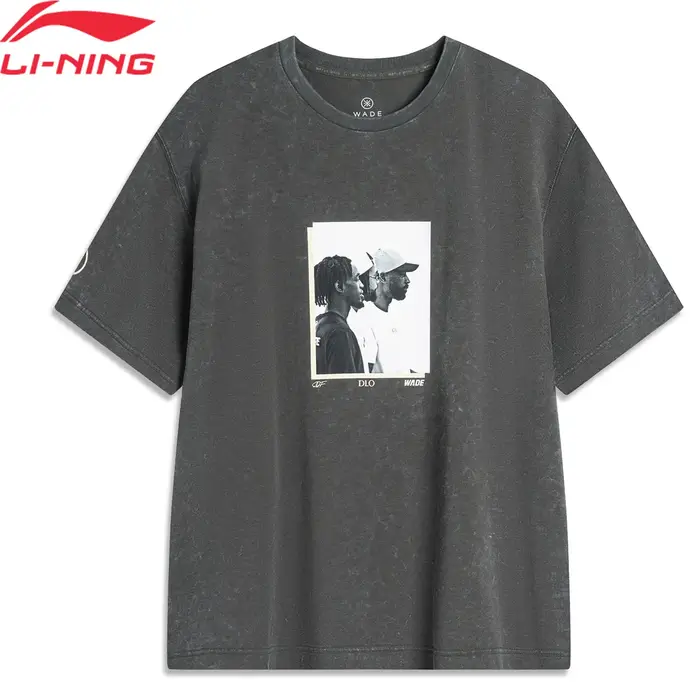 Li-Ning T-shirt de sport pour hommes de la série Wade AT DRY FREEZE Coupe ample SORONA LiNing T-shir