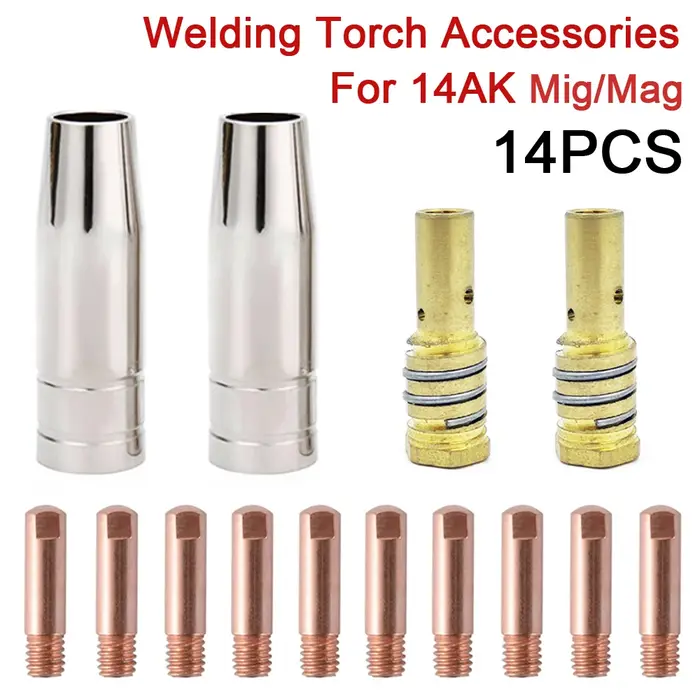 Buse de soudage Mig MIG-14AK, torche de soudage Co2, consommables, support de pointe, pointe de Cont