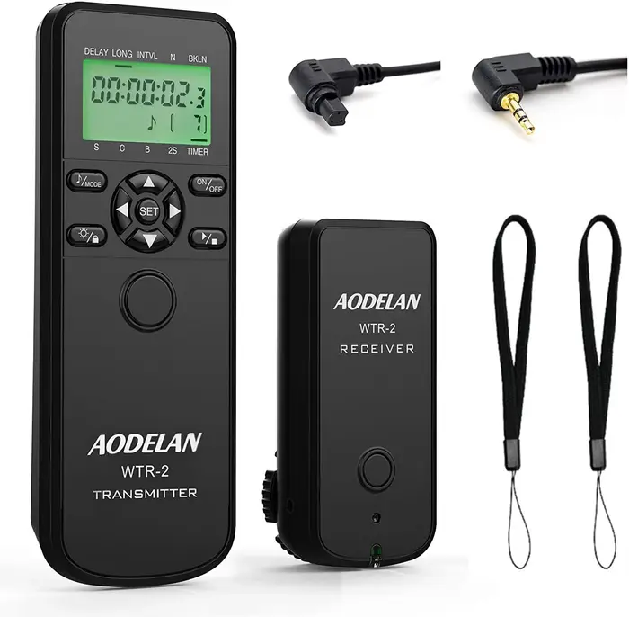 AODELAN – minuterie de caméra sans fil, télécommande, déclencheur pour Canon EOS R10, R5C, M6, M5, 8