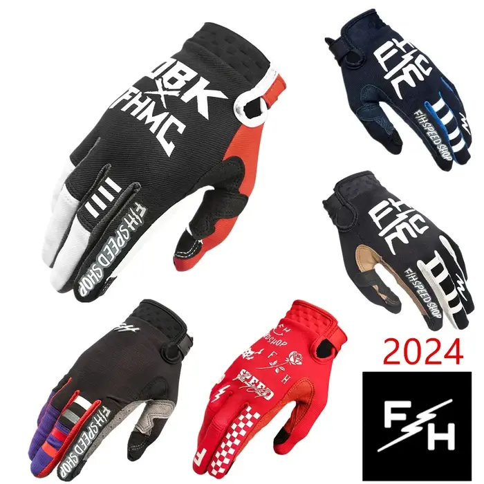 2024 FH MX gants rouge Motocross gants cyclisme vélo équitation moto gants MX vtt course sport cycli