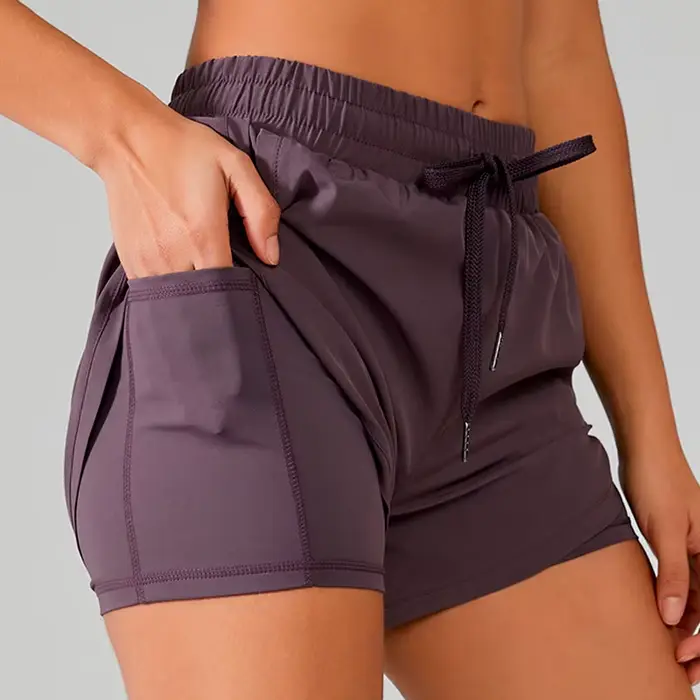 Short yoga femme spandex néon fitness course entraînement legging sport