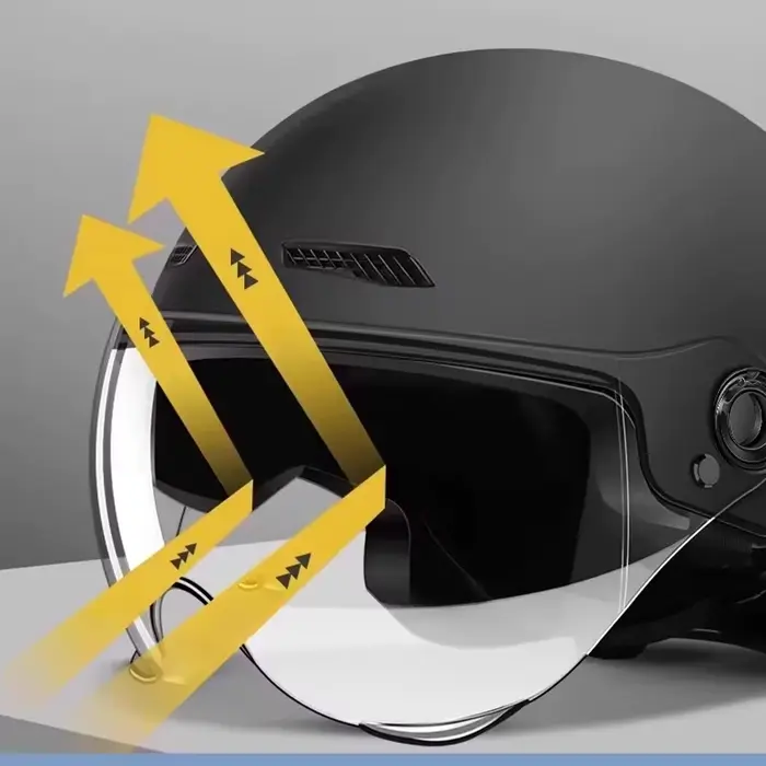 Casque de moto rétro Scooter Vintage ultraléger pour hommes femmes cyclisme VTT vélo moto protection sécurité style unique