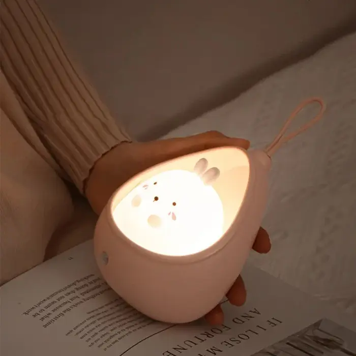Veilleuse LED à détection humaine intelligente, aste par USB, veilleuse, chambre à coucher, chevet, 