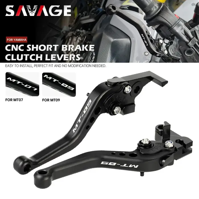 2025 levier d'embrayage de frein court pour YAMAHA MT07 MT-07/Tracer 2013-2024 MT09 MT-09 SP accesso