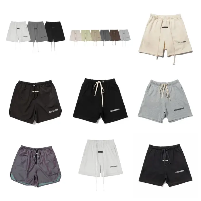 Shorts d'été 2020, sixième collection, imprimé lettres, shorts en coton pour hommes, shorts à cordon