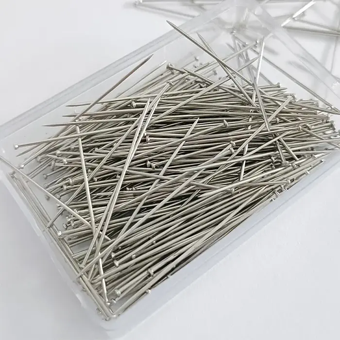 Épingles à coudre en acier inoxydable, 300 pièces/35mm, épingles de Suture droites pour couturière, 