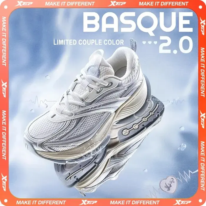 Xtep Basque 2 chaussures décontractées pour hommes hiver chaussures décontractées confortables baske