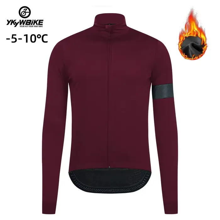 YKYW Veste Thermique Smile pour Homme Coupe-Vent Imperméable Maillot de Cyclisme à Manches sulf Spor