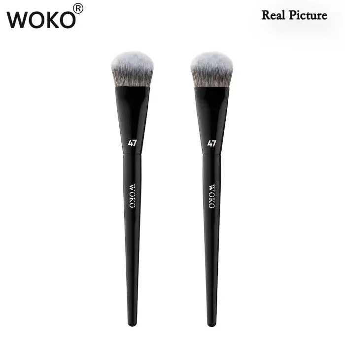 PRO 47 pinceau de fond de teint balai fond de teint ombre brosse liquide crème mélange Blush coudé p