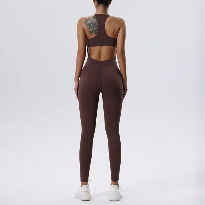 Ensemble de yoga pour femmes combinaison sans manches combishort fitness mince décontracté toute saison pratique et élégant pour yoga pilates et activités physiques
