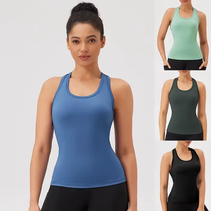 Chemise sport femme plein air - Top yoga glaçage et course matériel fitness respirant technique