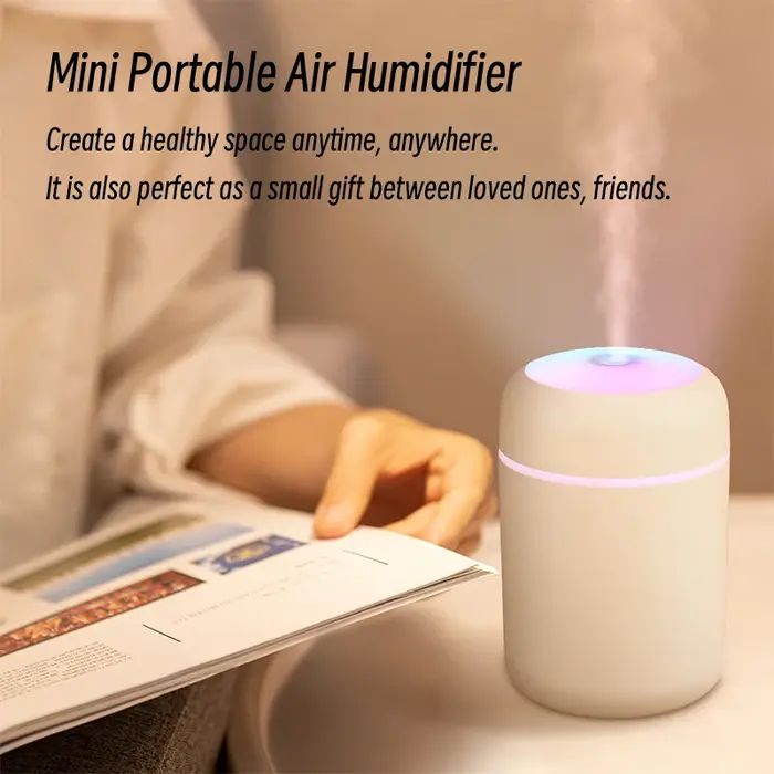 Humidificateur d'air H2O Portable, Mini diffuseur d'arôme USB avec brume fraîche pour chambre à couc