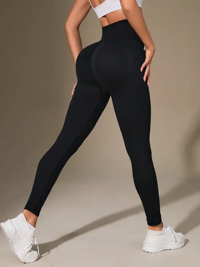 Leggings TUNIControl taille haute femme - Pantalon yoga non transparent pour entraînement et course