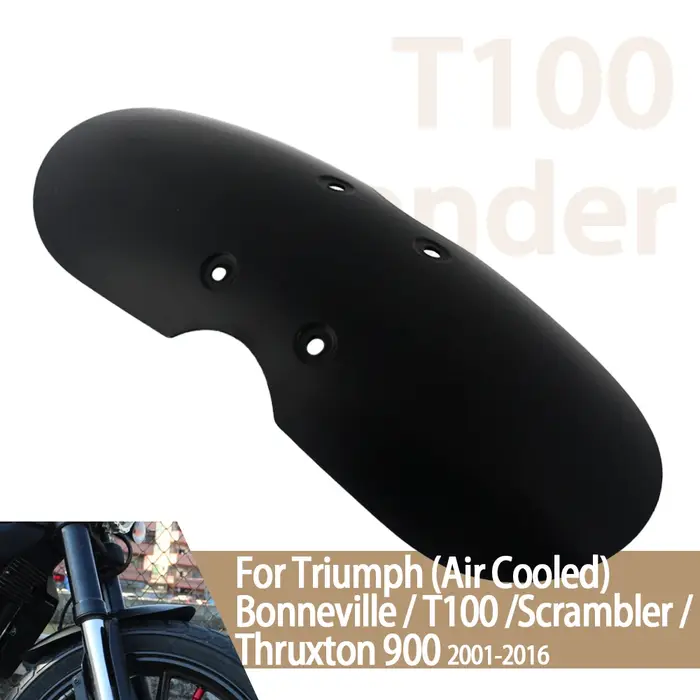 Masque de garde-boue avant court pour moto, carénage Chopper adapté à Triumph Bonneville Scrambler T