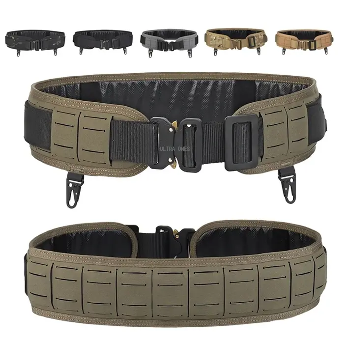Ceinture tactique rembourrée Airsoft CS Combat Molle Airsoft ceintures Duty Paintball ceinture de ta