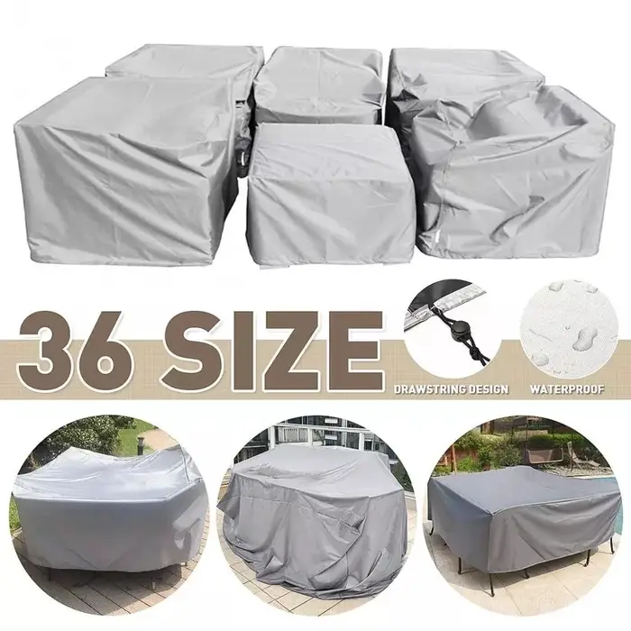 Multi-TANFurniture-Juste de Protection Imperméable pour Jardin Extérieur, Juste pour Canapé, Chaise,