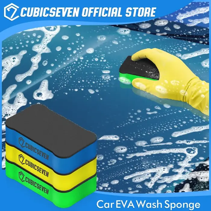 Cubicseven-Éponge Oligwash Naturelle pour Voiture, Revêtement Céramique, Opathie, Essuyer, Ventouse 