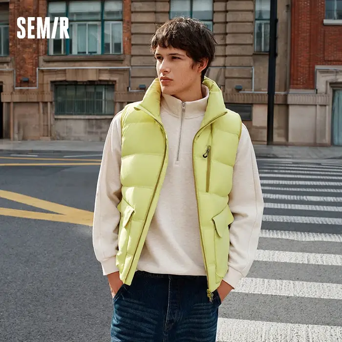 Semir vers le bas gilet hommes hiver 80% vers le bas remplissage trois résistant 2025 nouveaux Sport
