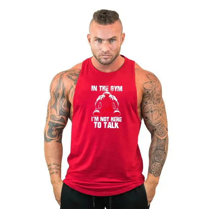 Débardeur homme été marque gym entraînement fitness t shirt décontracté respirant confortable coupe ample frais