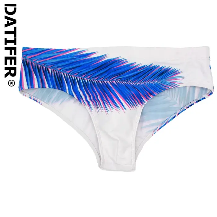 Datifer été 2026 hommes Shorts salle de sport taille basse Sexy imprimé slip de bain coussin retiré 
