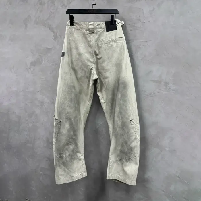 HKSH printemps automne nouveau homme marée Safari Style Vintage lavé sale colorant plissé ample mult