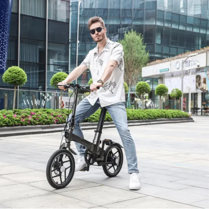 Mini Vélo Électrique Pliant de 16 Pouces, 250W, 36V, 40km d'Autonomie, pour la Ville, pour Adulte