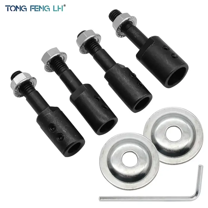 Adaptateur de broche de 10mm pour le meulage et le polissage, meuleuse d'établi de moteur d'arbre de