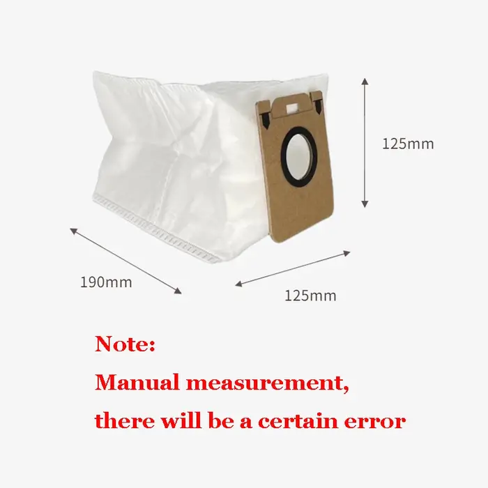 Sac à poussière pour aspirateur Robot Dreame Bot D10 Plus, accessoires RLS3D, sacs sales, pièces de 