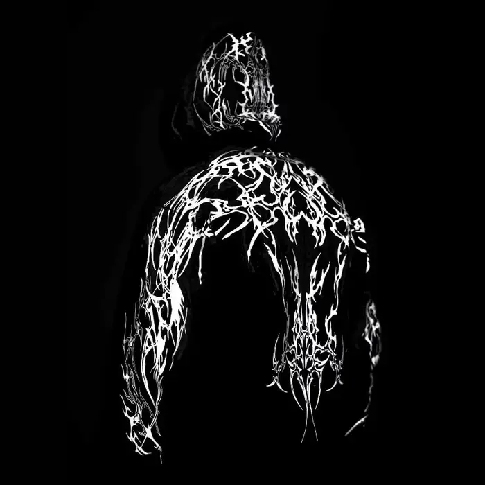 Sweat à capuche unisexe, style streetwear sombre, imprimé graphique épée magique lumineuse, coupe am