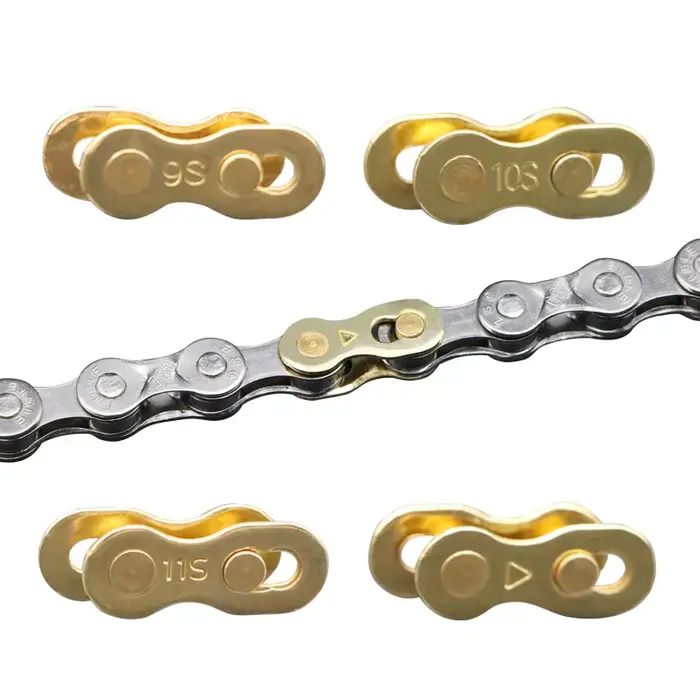 Maillons de chaîne de vélo boutons magiques joints de connecteur rapide de vitesse pour vélo de montagne cyclisme expérience de conduite améliorée