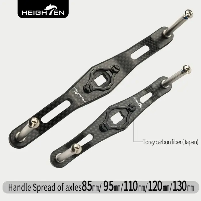 HEIGHTEN Shimano Daiwa – moulinet Baitcasting avec poignée en carbone, 110mm/120mm/130mm, sans bouto