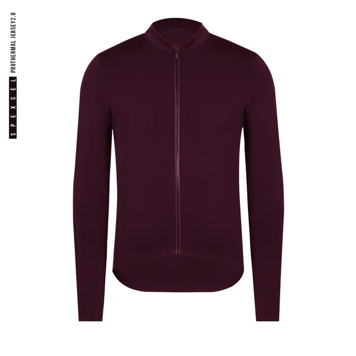 SPEXCEL-Maillot de Cyclisme Thermique Smile, Manches sulf, NikPolaire d'Hiver, 10-20 Leuven Ride, Pr