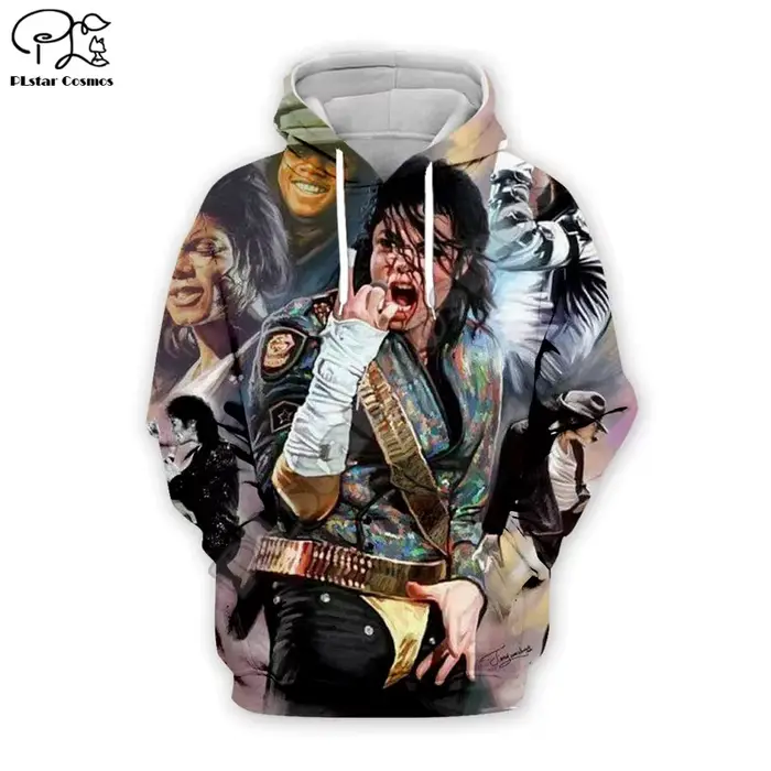 PLstar Cosmos Michael Jackson sweat à capuche/sweat-shirt/veste/vêtements hip hop pour hommes et fem