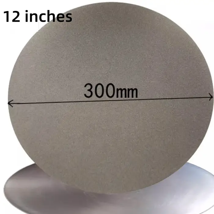Disque de meulage diamant grain sans trou central 12 "300mm pouces, roues abrasives, disque plat end