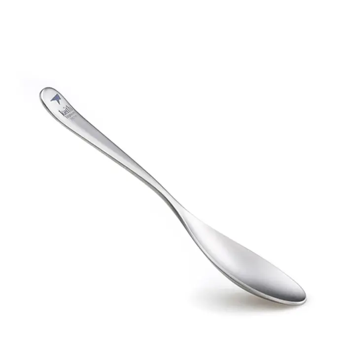 Keith – cuillère à café pour bébé, ustensiles d'alimentation en titane, apprentissage des enfants, h