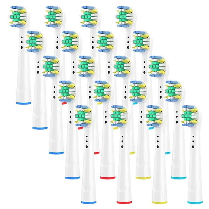 Tête de brosse à dents électrique remplaçable, 4/8/12/16/20 pièces, Compatible avec Oral-B blanc, pu
