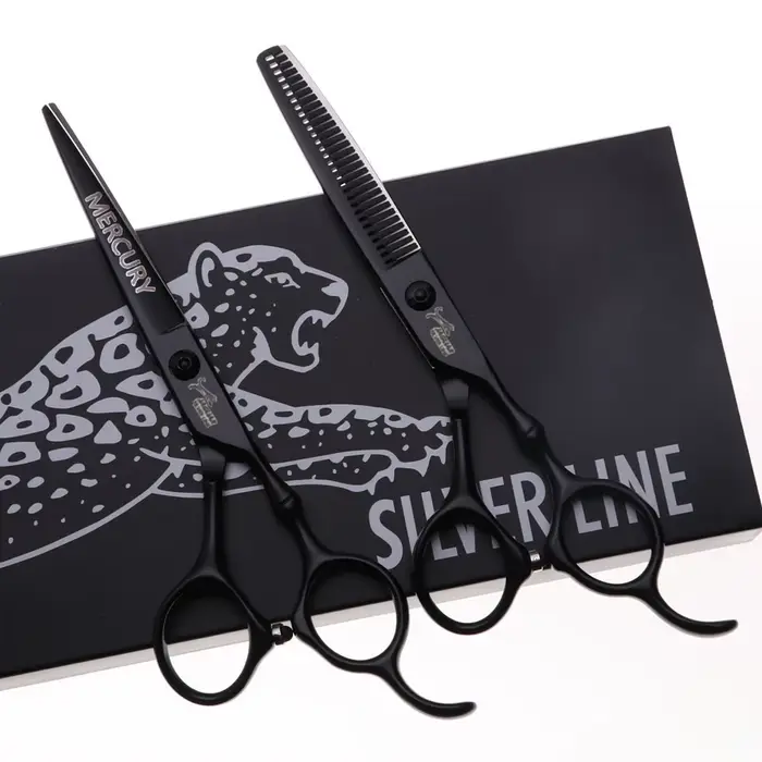 Ciseaux de coiffure professionnels de haute qualité, 5.5 et 6.0 pouces, coupe de cheveux + ciseaux a