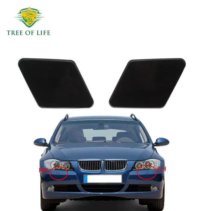 Pare-choc avant non peint, couvercle de buse de pulvérisation, pour BMW E90 E91 320i 325i 330i 328i 