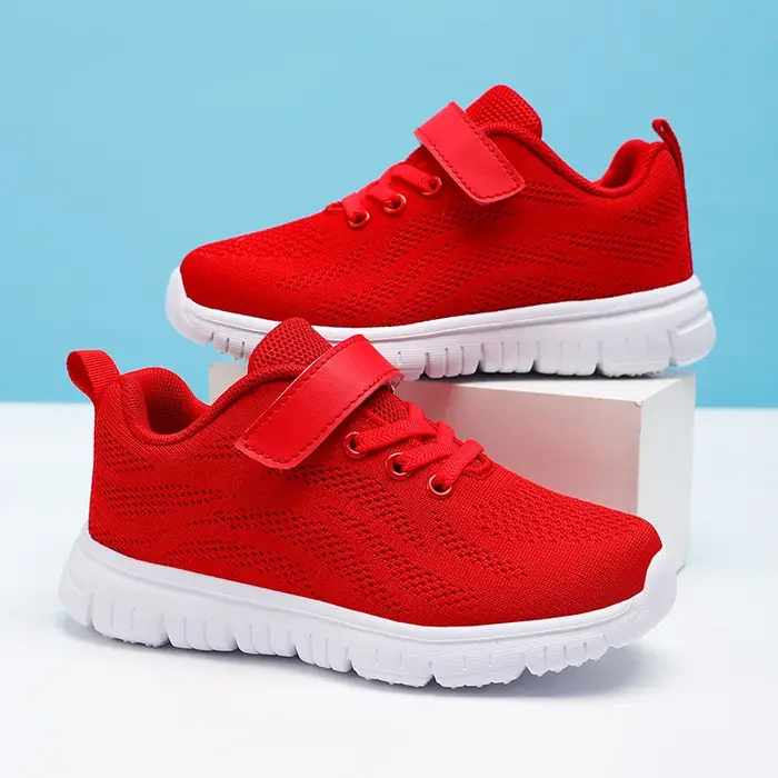 Baskets en maille respirantes pour enfants, chaussures de course, sports de plein air, décontracté, 