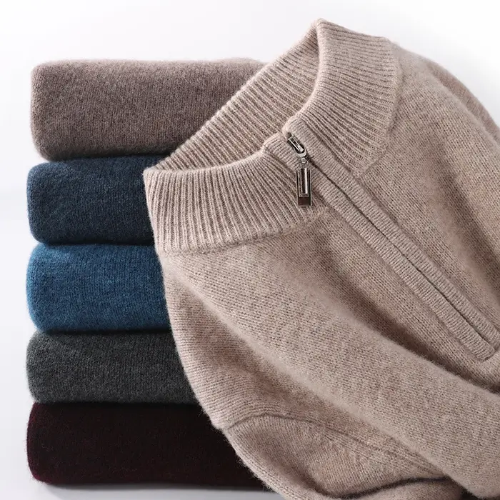 Pull en tricot décontracté pour hommes, 2024 pure laine, vêtements classiques, vent anglais, solide,