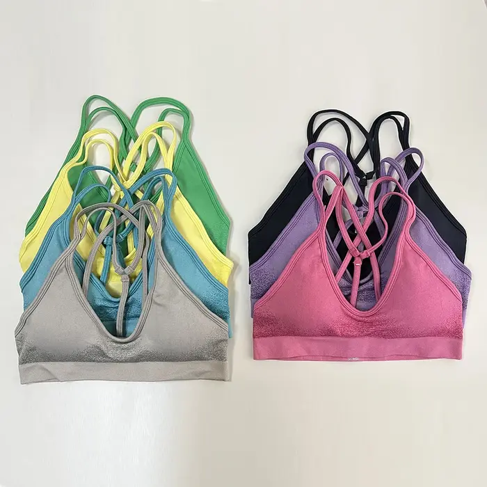 Ignite Cross Back Soutien-gorge de sport Femmes Soutien-gorge de yoga rembourré Halter Fitness Gym H