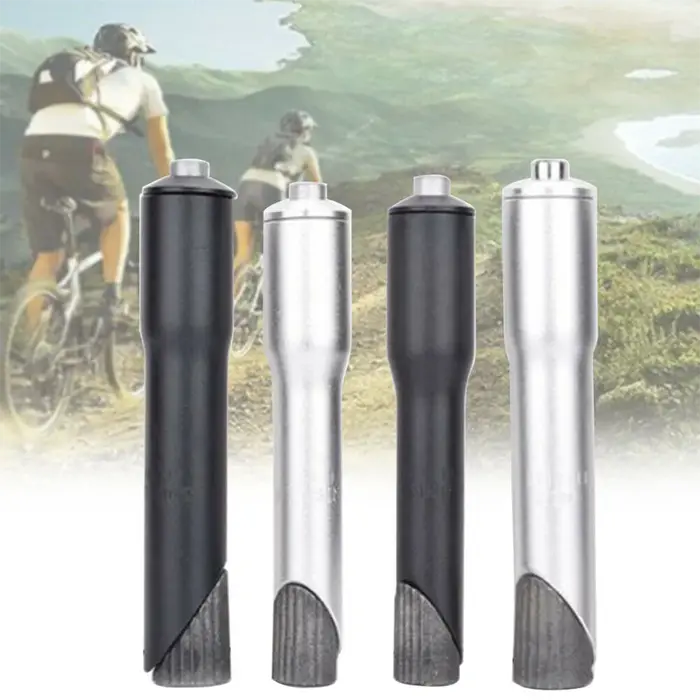 Adaptateur d'élévation de tige de vélo en alliage d'aluminium 1 1/8 'φ 22.2mm 25.4mm 160mm, prolonga