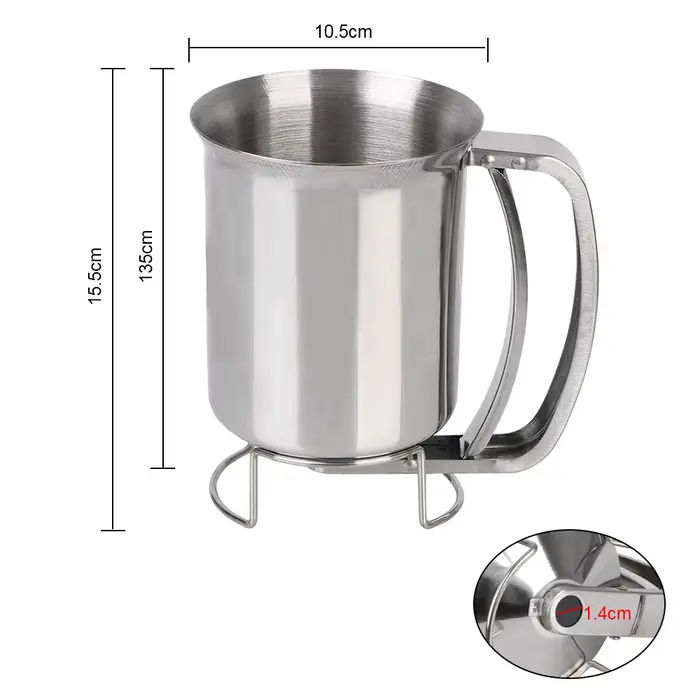 Distributeur de pâte à gâteaux et cupcakes, outil de cuisine, entonnoir à Piston avec Support, distr