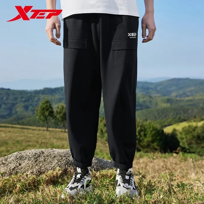 Xtep pantalons tricotés pour hommes été durabilité pantalons pour hommes formation décontracté confo