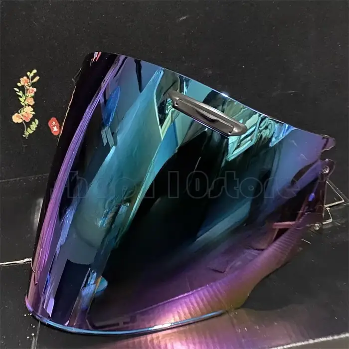 Visière moto pour Arai RAM4 demi-casque visière raccord casques de moto lentille Transparent noir arc-en-ciel visières