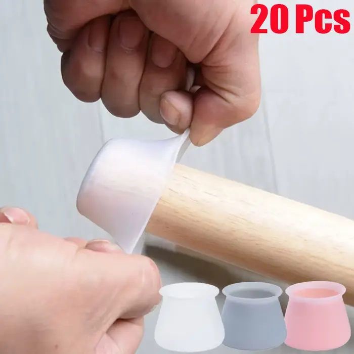 Juste de protection des pieds de meubles en PVC, coussretours de pieds de table, protecteur de sol p