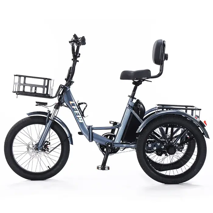 Tricycle électrique pliable pour femme Fatbike