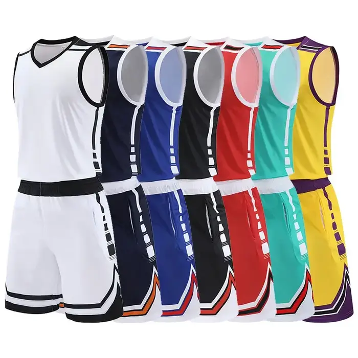 Ensemble basket 2 pièces sportif - Chemise course et short tennis respirant grande taille fitness